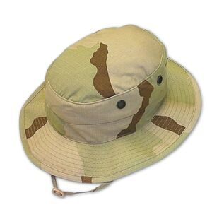 U.S. Military Issue Desert Camo Boonie Hat NyCo Rip-Stop Size 7 Sun Cap